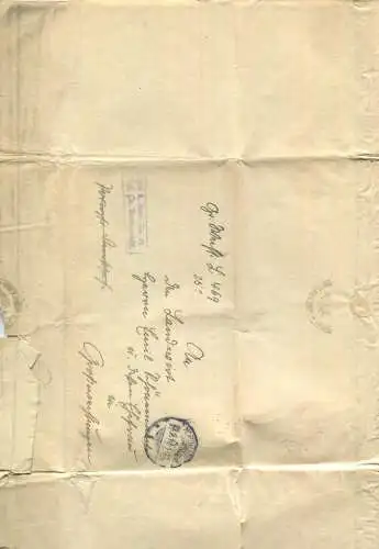Deutschland - Nordhausen 1910 - Königliches Amtsgericht Abteilung 1 - Grundbuchsache