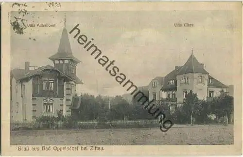 Opolno Zdroj - Bad Oppelsdorf bei Zittau - Villa Adlerhorst - Villa Clara - Verlag Alfred Weiss Bad Oppelsdorf