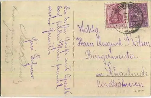 Opolno Zdroj - Bad Oppelsdorf bei Zittau - Villa Adlerhorst - Villa Clara - Verlag Alfred Weiss Bad Oppelsdorf