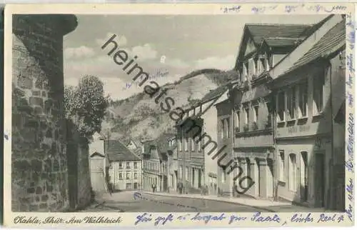 Kahla am Walkteich - Foto-Ansichtskarte - Verlag Richard Zieschank Rudolstadt