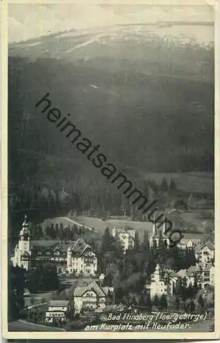 Bad Flinsberg - Swieradow-Zdroj - am Kurplatz mit Heufuder - Foto-Ansichtskarte - Verlag Albert Ley Bad Flinsberg