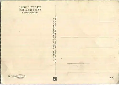 Jägerndof - Krnov - Sudetengau - Gesamtansicht - Foto-Ansichtskarte - Verlag Robert Franke Hamburg