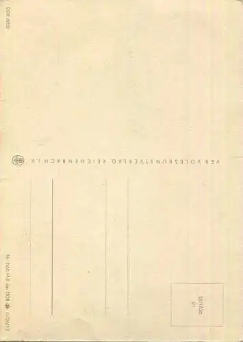 Hiddensee - Zeichnung A. Hoppe Leipzig - VEB Volkskunstverlag Reichenbach
