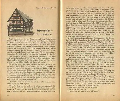 Deutschland - Ränzlein 1964 - Deutsches Jugendherbergswerk - 50 Seiten Wissenswertes - Text und Zeichnungen Ilse Mau