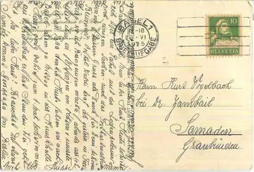 Basel Confiserie Speiser - Tee Salon - Freiestrasse 61 - Verlag Albert Teichmann Basel