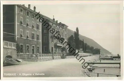 Torbole - Pensione Villa Efigenia e Helvetia - Foto-Ansichtskarte - Propr. riservata Kralicek Torbole