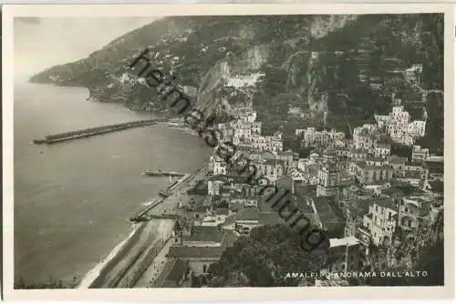 Amalfi - Panorama - Foto-Ansichtskarte - Ediz. Propr. Riservata G. Criscuolo Amalfi