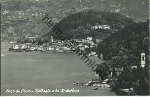 Lago di Como - Bellagio e la Serbelloni - Foto-Ansichtskarte
