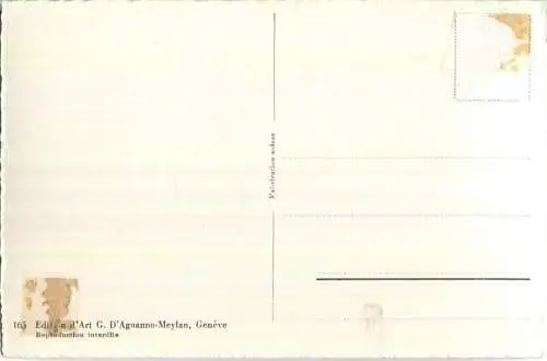 Geneve - Pont du Mt. Blanc Tours de St. Pierre - Fahrgastschiff Montreux  - Edition G. D'Aguanno-Meylan Geneve