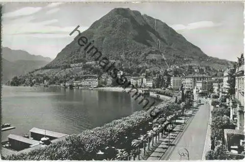 Lugano - Monte S. Salvatore - Foto-Ansichtskarte - Edit. Ditta G. Mayr Lugano