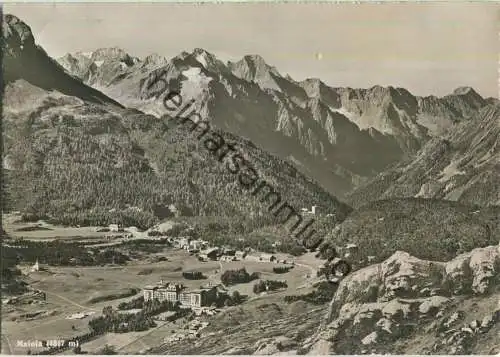 Maloja - Foto-Ansichtskarte - Verlag Photoglob-Wehrli AG Zürich