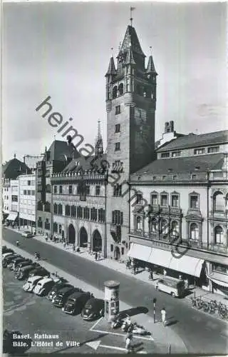 Basel - Rathaus - Foto-Ansichtskarte - Verlag Photoglob-Wehrli AG Zürich