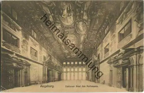 Augsburg - Goldener Saal des Rathauses - Verlag K. Ressler Augsburg