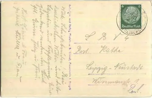 Altes Forsthaus - Ober-Nassau - Foto-Ansichtskarte - Verlag Foto-Gössel Frauenstein