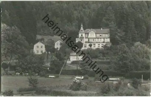 Meuselbach-Schwarzmühle - HO-Gaststätte Waldfrieden - Foto-Ansichtskarte - VEB Bild und Heimat Reichenbach