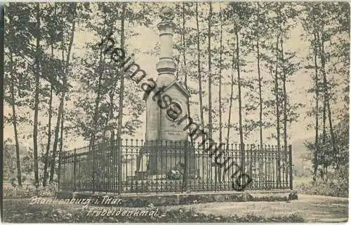 Blankenburg - Fröbeldenkmal - Verlag Karl Thomass Gehren