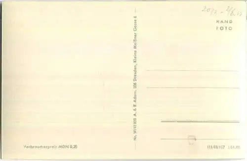 Stadt Wehlen - Ratskeller - Foto-Ansichtskarte - Handabzug - Verlag A. & R. Adam Dresden