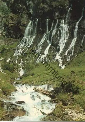Wasserfälle am Weg zur Engstlenalp - AK Grossformat - Verlag Photo Gyger Adelboden