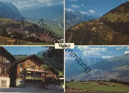Ergisch - Rhonetal - AK Grossformat - Verlag Klopfenstein Adelboden - gel. 1980