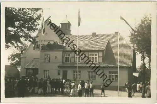 Erinnerungskarte der deutschen Turnerschaft an die Jahnfeier in Lanz am 11. August 1928 - Foto-Ansichtskarte