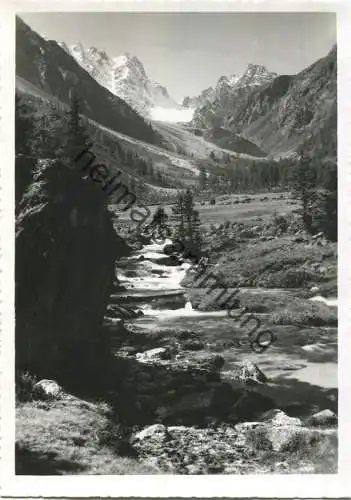 Champex - le val d'Arpette et le col des Ecandies - Foto-AK Grossformat