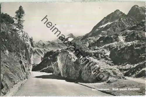 Sustenstrasse - Blick gegen Passhöhe - Verlag Photoglob-Wehrli AG Zürich