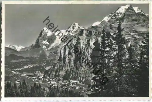Mürren - Eiger Mönch Jungfrau - Foto-Ansichtskarte - Verlag Abegglen Mürren