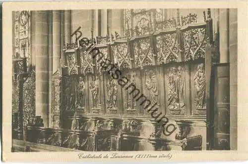 Cathedrale de Lausanne - XIIIeme siecle - Edition Charnaux freres & Co. Geneve