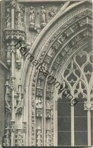 Lausanne - Le grand portail de la Cathedrale - Edition Louis Burgy Lausanne