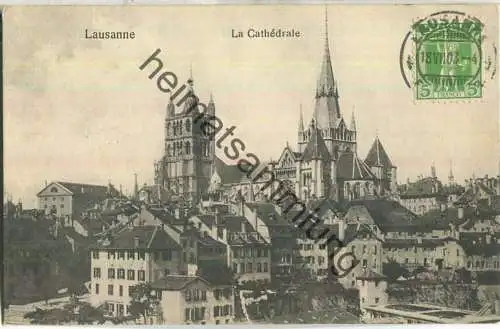 Lausanne - La Cathedrale - Edition Gaspard Lips Montreux