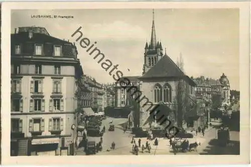 Lausanne - St. Francois - Foto-Ansichtskarte - Edition Perrochet-Matile Lausanne