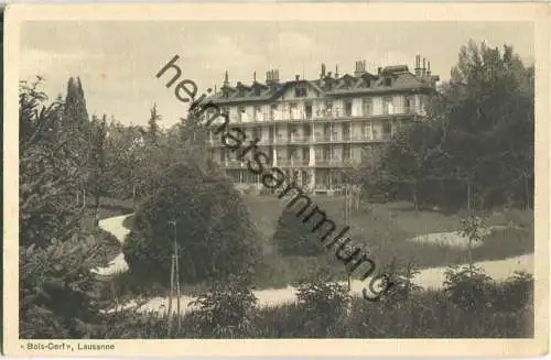 Lausanne - Bois-Cerf - Foto-Ansichtskarte - Edition Lithographie Simplon Lausanne