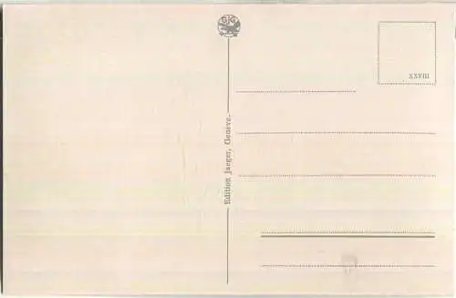 Lausanne - Pont Bessieres - Cathedrale et les Alpes - Edition Jaeger Geneve