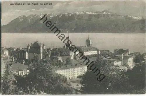 Lausanne et les Alpes de Savoie - Editions Louis Burgy Lausanne
