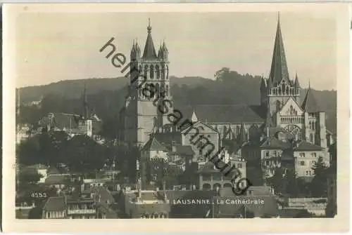 Lausanne - La Cathedrale - Foto-Ansichtskarte - Edition Perrochet-Matile