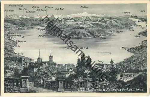 Lausanne et Panorama du Lac Lemon