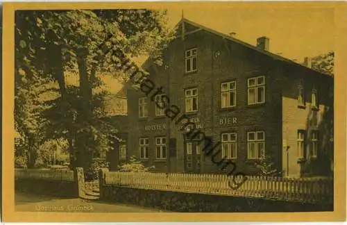 Gasthaus Grüneck - Besitzer Franz Glunz - Rothenbek am Sachsenwald - Verlag B. E. Segieth Hamburg 40er Jahre