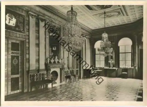 Schloss auf der Pfaueninsel - Grosser Saal - Foto-Ansichtskarte - Deutscher Kunstverlag München Berlin 50er Jahre