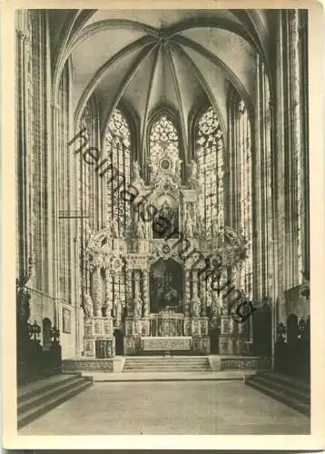 Erfurt - Dom - Innenansicht - Foto-Ansichtskarte - Verlag F. W. Cordier Heiligenstadt