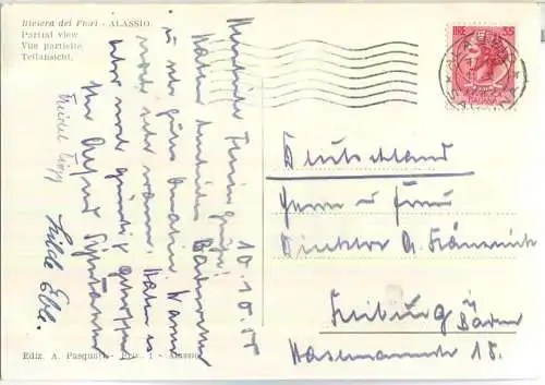 Alassio - Teilansicht - Ediz. A. Pasquali Alassio