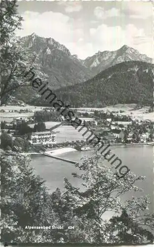 Alpenseebad Strobl - Foto-Ansichtskarte - Verlag E. u. F. Zwerger Bad Ischl