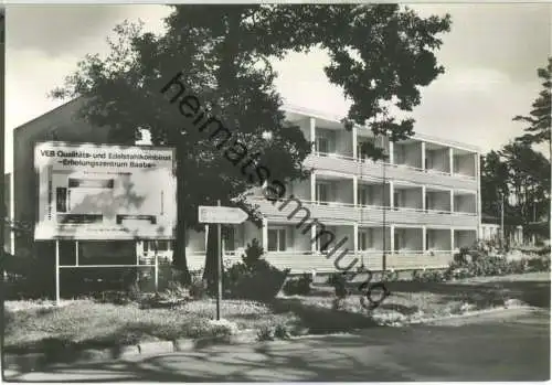 Baabe - Ferienheim Haus II - Erholungszentrum des VEB Qualitäts- und Edelstahl-Kombinats Hennigsdorf