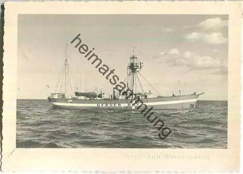Warnemünde - Dänisches Feuerschiff Gedser Rev - Verlag Photo-Schäfer Warnemünde