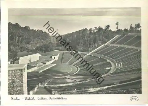 Berlin - Dietrich-Eckhart Freilichtbühne - Foto-Ansichtskarte - Verlag Stengel & Co. Dresden 40er Jahre