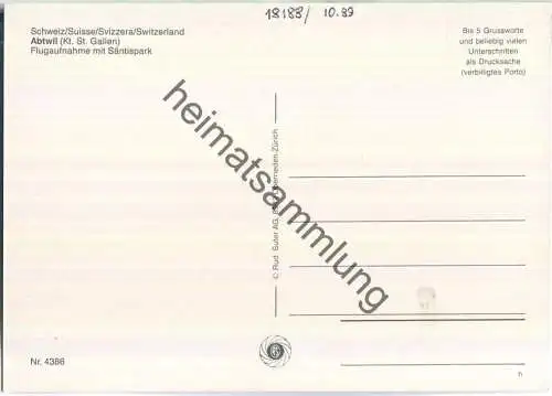 Abtwil - Säntispark - Verlag Rud. Suter Oberrieden