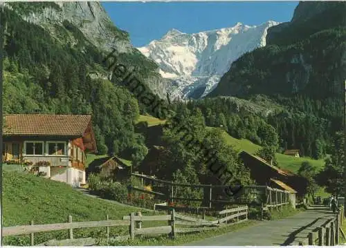 Grindelwald am Weg zur Gletscherschlucht - Fiescherwand - Verlag Gyger Adelboden