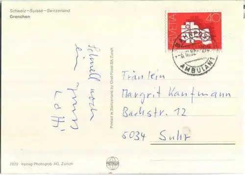 Grenchen - Verlag Photoglob AG Zürich