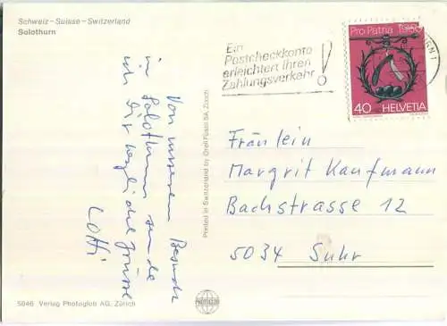 Solothurn - Verlag Photoglob AG Zürich