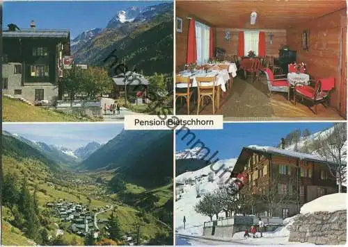 Kippel - Pension Bietschhorn - AK Grossformat - Verlag Klopfenstein Adelboden
