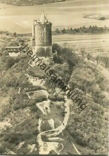 Bad Kösen - Burg Saaleck - Foto AK Grossformat - Planet-Verlag Berlin